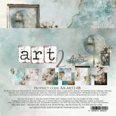 Набор бумаги для скрапбукинга Alchemy of Art ART 2 20х20см