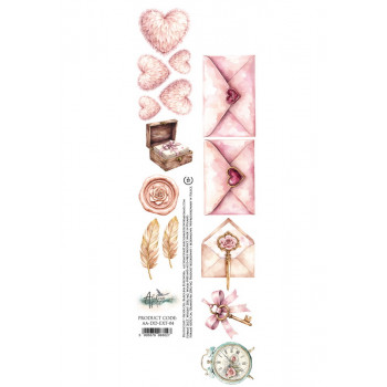 Полоска с элементами для вырезания Alchemy of Art DREAMY DREAMS AA-DD-EXT-04 5х30см