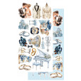 Набор для вырезания Alchemy of Art IN SHADES OF BLUE 15х30см
