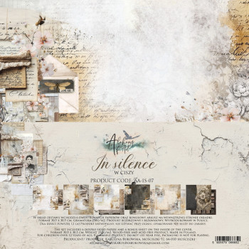 Набор бумаги для скрапбукинга Alchemy of Art IN SILENCE 30х30см