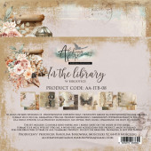 Набор бумаги для скрапбукинга Alchemy of Art IN THE LIBRARY 20х20см