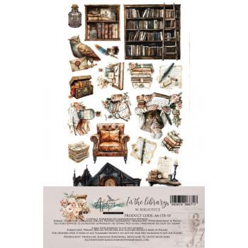 Набор для вырезания Alchemy of Art IN THE LIBRARY AA-ITB-10 15х30см