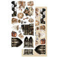 Набор для вырезания Alchemy of Art IN THE LIBRARY AA-ITB-10 15х30см