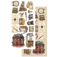 Набор для вырезания Alchemy of Art IN THE LIBRARY AA-ITB-10 15х30см