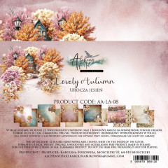 Набор бумаги для скрапбукинга Alchemy of Art LOVELY AUTUMN 20х20см
