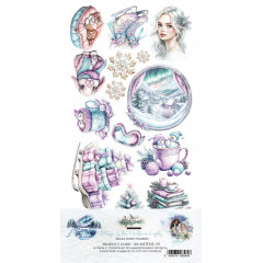 Набор для вырезания Alchemy of Art MAGIC OF THE NORTHERN LIGHTS 15х30см