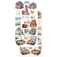 Набор для вырезания Alchemy of Art MEMORIES FROM THE TRIP 15х30см