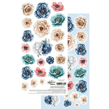 Лист с элементами для вырезания Alchemy of Art OCEAN BLUE AA-OB-09 15х30см