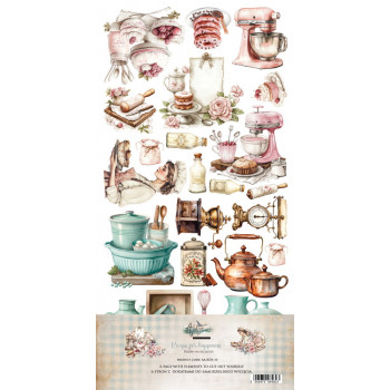 Набор для вырезания Alchemy of Art RECIPE FOR HAPPINESS 15х30см