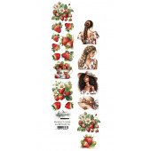 Полоска с элементами для вырезания Alchemy of Art RECIPE FOR HAPPINESS AA-RFH-EXT-03 5х30см
