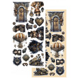 Набор для вырезания Alchemy of Art STEAMPUNK TIME 15х30см