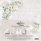 Набор бумаги для скрапбукинга Alchemy of Art THE BEGINNING OF OUR STORY 30х30см