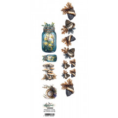 Полоска с элементами для вырезания Alchemy of Art THE WORLD OF FAIRIES AA-TWOF-EXT-02 5х30см