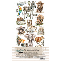 Набор для вырезания Alchemy of Art WILD ADVENTURES AA-WA-10 15х30см