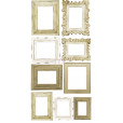 Набор листов для вырезания Craft O'Clock BASIC FLOWERS SET 02 BEIGE-BROWN 15х30см (6 листов)