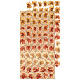 Набор бумаги для скрапбукинга Craft O'Clock AUTUMNARIA Extras Set FLOWERS AND MORE 15х30см (9 листов)