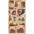 Набор бумаги для скрапбукинга Craft O'Clock AUTUMNARIA Extras Set FLOWERS AND MORE 15х30см (9 листов)