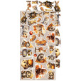 Набор бумаги для скрапбукинга Craft O'Clock AUTUMNARIA Extras Set AUTUMN 15х30см (9 листов)