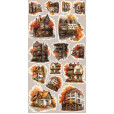 Набор бумаги для скрапбукинга Craft O'Clock AUTUMNARIA Extras Set AUTUMN 15х30см (9 листов)