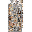 Набор бумаги для скрапбукинга Craft O'Clock DOGS Creative Extras Set 15х30см (9 листов)