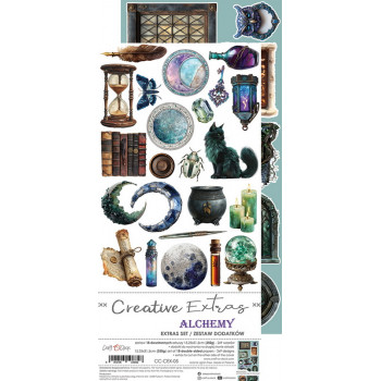 Набор бумаги для скрапбукинга Craft O'Clock ALCHEMY Creative Extras Set 5х30см (9 листов)