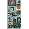Набор бумаги для скрапбукинга Craft O'Clock ALCHEMY Creative Extras Set 5х30см (9 листов)