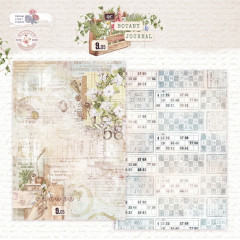 Лист бумаги для скрапбукинга Dreamlight Studio ЛИСТ 4 коллекция Botany journal A4