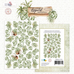 Набор высечек Dreamlight Studio TROPICAL ADVENTURE: MONSTERA LEAVES