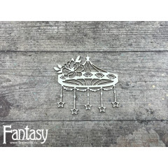 Чипборд Fantasy МАМИНО СЧАСТЬЕ (КАРУСЕЛЬ) 7х7,3см
