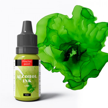 Спиртовые чернила Fractal Paint LIME (Лайм) 15мл