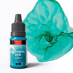 Спиртовые чернила Fractal Paint TURQUOISE (Бирюзовая) 15мл