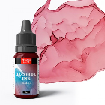 Спиртовые чернила Fractal Paint PINK LAKE (Розовое озеро) 15мл