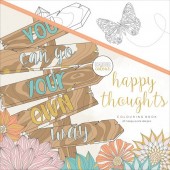 Книга для раскрашивания Kaisercraft HAPPY THOUGHTS