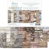 Набор бумаги для скрапбукинга Mintay Papers BASIC BOOK BACKGROUNDS FLORAL WOOD 15х20см (24 листа)