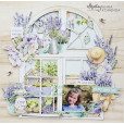Лист бумаги для скрапбукинга Mintay Papers ЛИСТ 3 коллекция Lavender Farm 30х30см