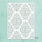 Трафарет Mintay Papers MINTAY KREATIVA STENCIL DAMASK 15х20см