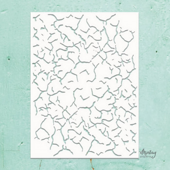 Трафарет Mintay Papers MINTAY KREATIVA STENCIL CRACKLE 15х20см