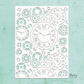 Трафарет Mintay Papers MINTAY KREATIVA STENCIL CLOCKS 15х20см