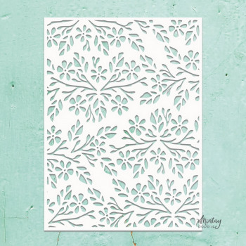 Трафарет Mintay Papers MINTAY KREATIVA STENCIL FLOWERS 2 15х20см