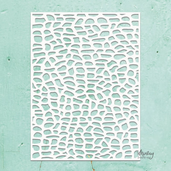 Трафарет Mintay Papers MINTAY KREATIVA STENCIL STONE WALL 15х20см