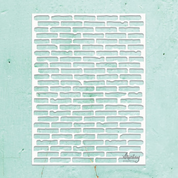 Трафарет Mintay Papers MINTAY KREATIVA STENCIL BRICK WALL 15х20см