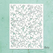 Трафарет Mintay Papers MINTAY KREATIVA STENCIL FLORAL SWIRLS 15х20см
