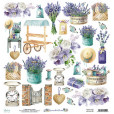 Набор бумаги для скрапбукинга Mintay Papers LAVENDER FARM 30х30см