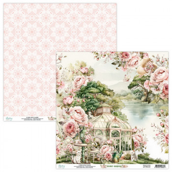Лист бумаги для скрапбукинга Mintay Papers ЛИСТ 1 коллекция Peony Garden 30х30см