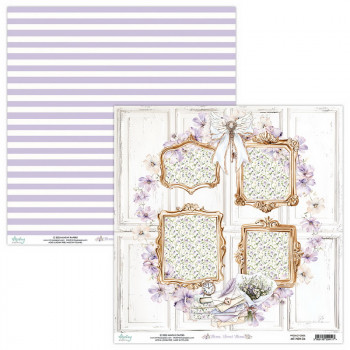 Лист бумаги для скрапбукинга Mintay Papers ЛИСТ 4 коллекция Home, Sweet Home 30х30см
