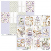 Лист бумаги для скрапбукинга Mintay Papers ЛИСТ 6 коллекция Home, Sweet Home 30х30см