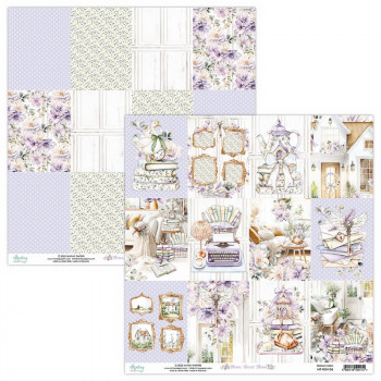 Лист бумаги для скрапбукинга Mintay Papers ЛИСТ 6 коллекция Home, Sweet Home 30х30см