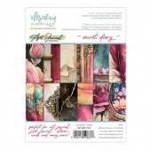 Набор бумаги для скрапбукинга Mintay Papers ART JOURNAL SECRET DIARY 15х20см (12 листов)