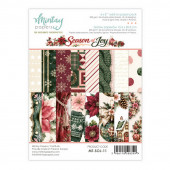 Набор бумаги для скрапбукинга Mintay Papers SEASON OF JOY ADD-ON 15х20см (8 листов)