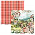Набор бумаги для скрапбукинга Mintay Papers SUMMER HIGHLANDS 20х20см (12 листов)